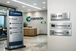 sinalização corporativa